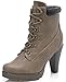 DREAM PAIRS Women's Fashion Ankle Lace Up Fur Interior Chunky Heel Platform Combat Boot Booties