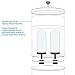 Propur ProOne 5-inch Slimline Replacement Filters for Propur Scout & Prepper Traveler Countertop Gravity Water Filter System - Removes Fluoride, Lead, Chlorine, Microplastics, and More - 1 Pair