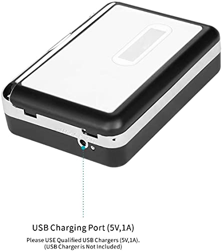 Protable Personal Walkman Cassette Player - DigitalLife USB Cassette to MP3 Recorder Converter [PC/Laptop] - Audio Tape Player