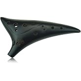 12 Hole Ocarina Alto C Classic Dragon Tooth Style Ocarina Music Instrument Gift Idea, Gift Idea