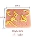 PMAG Perfect for Simulated Zits Acne Squeeze Pimple Popping Stress Relief Toy for Adults Kids Teens Anxiety
