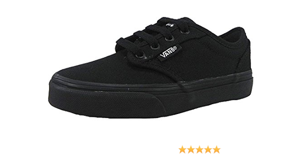 all black canvas vans