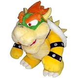 Nintendo Official Super Mario Bowser Plush, 10