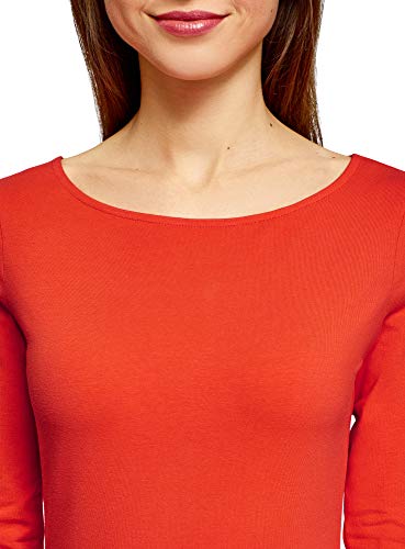 oodji-Ultra-Damen-Baumwoll-Kleid-Basic