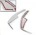 ZMAUTOPARTS Hummer H3 Rear Bumper Corner Cover Trim Frame ABS Chrome Pair