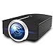 Video Projector, MEER 1600 Lumens 130’’ Wide Screen LED Portable Projector with Built-in Speaker, for Home Entertainment Outside Movies Games Support iPad/iPhone /Smartphone/Laptop/Firestick/SD/USB