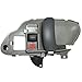 AutoandArt Brock Replacement Passengers Inside Inner Gray Door Handle Compatible with 95-02 Pickup Truck 15708044