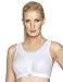 Glamorise Women's Plus-Size Full Coverage Medium Support Sport Bra, White, 42DD