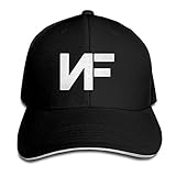 Unisex NF Adjustable Stylish Sandwich Dad Golf Hat Hip Hop Baseball Cap Black
