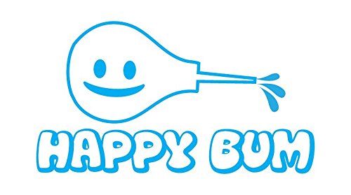 Happy Bum Enema Bulb Syringe - Safe, Comfortable Anal Cleaner Colon Tubes for Enemas - Also Ideal Vaginal Douche Syringe (7 ounces)
