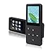 Ultrave Portable 16GB MP3 Player MP4 Player Hi-Fi Sound Music Player Expandable up to 64GB Supports FM Radio E-book Photo Viewer with Mini USB Port ——blackamoor