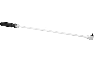 Carburetor Pilot Screw Adjusting Tool 18.89in 90 Degree Angled Head Metal Universal Tool for Hard to Reach Screws on Motorcyc