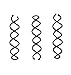 Mia Bobby Spins, Modern Bobby Pins Hair Pins, Twist + Spin Into Hair, Brown, for Thick Hair, Long Hair, Women, Girls, 3 pcs