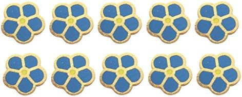 10x TINY Masonic Freemasonry Pin Badge (Forget Me Not Flower) Gold 'Tone' Lapel Pin