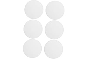 TEHAUX 6Pcs Anti-Dazzling Round Led Ceiling Light Diffuser Covers for Spotlights 3In Diameter Lampshade Replacement Softens G