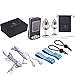 Electric Anal Plug and Penis Ring, Greenpinecone Luxury Electric Anal Plug Set 32 mm and 25 mm,Electric Shock Butt Plug for Nerve Stimulation, with 2 Pcs Adjustable Electro Sex Cock Rings and Wires