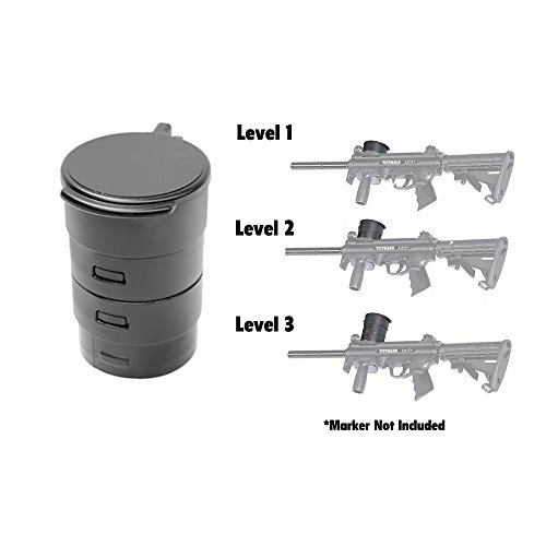 Maddog Tac Cap Cyclone Feed Hopper for Tippmann A-5/X7, 98 - Black