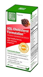 Image of HDL Cholesterol Formulation by Bell Lifestyle Products - 30 Capsules