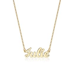 Ursteel Julie Necklace, Custom Name Necklace