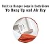 Elbahya Exfoliating Mitt Body Kessa Hammam - Body Tool Remover of Dead & Dry Skin or Keratosis Pilaris, Made of 100% Viscose Fiber (White Pack of 1)