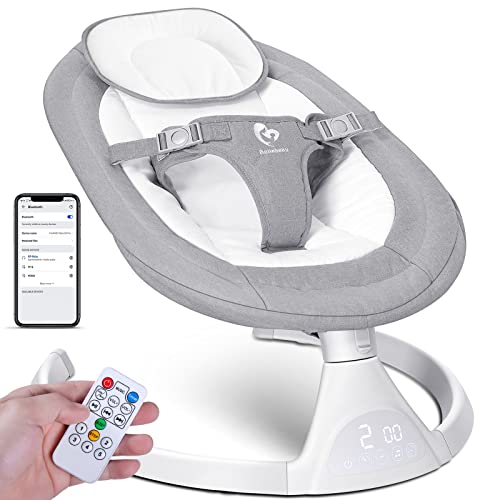 Bellababy Bluetooth Baby Swing for Infants, Compact & Portable