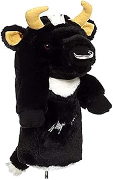 Amazon エンタメプレゼント マーカー付セット セルヒオ ガルシア ブル ドライバー ヘッドカバー ゴルフ キャラクター ヘッドカバー おもしろ ぬいぐるみ プロゴルファー エンタメゴルフ ヘッドカバー