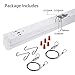 LEONLITE 4ft LED Linear Shop Lights, 1-10V Dimmable Low Bay Light, Ultra Bright 4400lm, UL Listed, 5000K Daylight, 40W (340W Eqv.), for Laundry Room, Basement, 5 Years Warranty, Pack of 6
