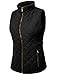 NE PEOPLE Womens Lightweight Quilted Fur Zip Vest in Various Styles S-3XL