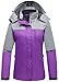 Wantdo Women's Mountain Windproof Rain Jacket Breathable Hooded Windbreaker Outdoor Lightweight Raincoat for Camping Hiking