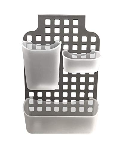 Over The Door Mount Kitchen and Bathroom Cabinet Vanity Storage Organizer Basket (Cabinet/Vanity Organizer)