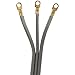 Certified Appliance Accessories 30-Amp Appliance Power Cord, 3 Prong Dryer Cord, 3 Wires with Eyelet Connectors, 6 Feet, Copper Wire