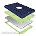 New iPad Case 9.7 inch 2017 and 2018,PIXIU Shockproof Heavy Duty Rugged Defender Full Body Protective case for iPad 5th Generation A1822 A1823,iPad 6th Generation a1954,a1893 Navy Blue