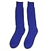 Unisex Football Socks,Adult Youth Royal Blue Solid Comfort Moisture-Wicking Soccer Baseball Team Long Tube Socks Feelingway 2 Pairs