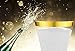100 Best Gold Plastic Cups 9 oz Clear Disposable Drinking Cups Old Fashioned Tumblers Gold Rimmed Cups Wedding Party Cups with Gold Rim Gold Plastic Champagne Glasses Mocktail Party Cups