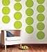 Brewster Home Fashions WPD90227 Wall Pops Stylin Green Dot, Set of 5 Stickers