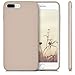 kwmobile Case Compatible with Apple iPhone 7 Plus/iPhone 8 Plus Case - Soft Slim Protective TPU Silicone Cover - Beige Matte