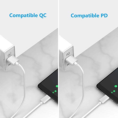 USB Type C Cable, Amoner 4Pack 3FT 6FT 6FT 10FT USB A to USB C Fast Charging Type C Cord for Samsung Galaxy S10/S9/S9+/S8/S8+, Note 9/8, Pixel, Nintendo Switch, New iPad Pro, MacBook Pro and More