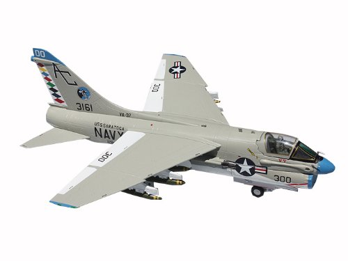 Gemini Jets US Navy A-7 Corsair II Raging Bulls Die Cast Aircraft, 1:72 Scale
