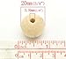 Large Wooden Beads for Crafts - Pack of 100 19mm 3/4 x 3/16 Inch Hole Large Wood Beads for Crafts withHoles for DIY | Round Wooden Balls for Crafts | Wood Beads for Jewelry Making | Woodpeckers