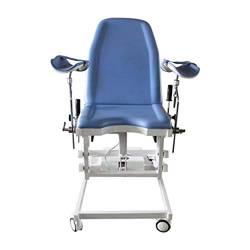 DZWJ Gynecological Examination Bed Chair Stainless Steel Portable Electric Examination Bed Folding Simple Gynecological Operation Bed