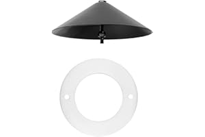 HWGCKCT Replacement Pellet Grill Chimney Cap with Chimney, Compatible with Many Pit boss, Traeger, Camp Chef and Other Models Pellet Grill Chimney