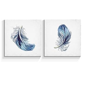 Beautiful Features Painting Artwork for Home Framed x 2 Panels