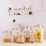 Kilner Square Clip Top Jar 3L Airtight Glass Jar for Preserving Food view 4