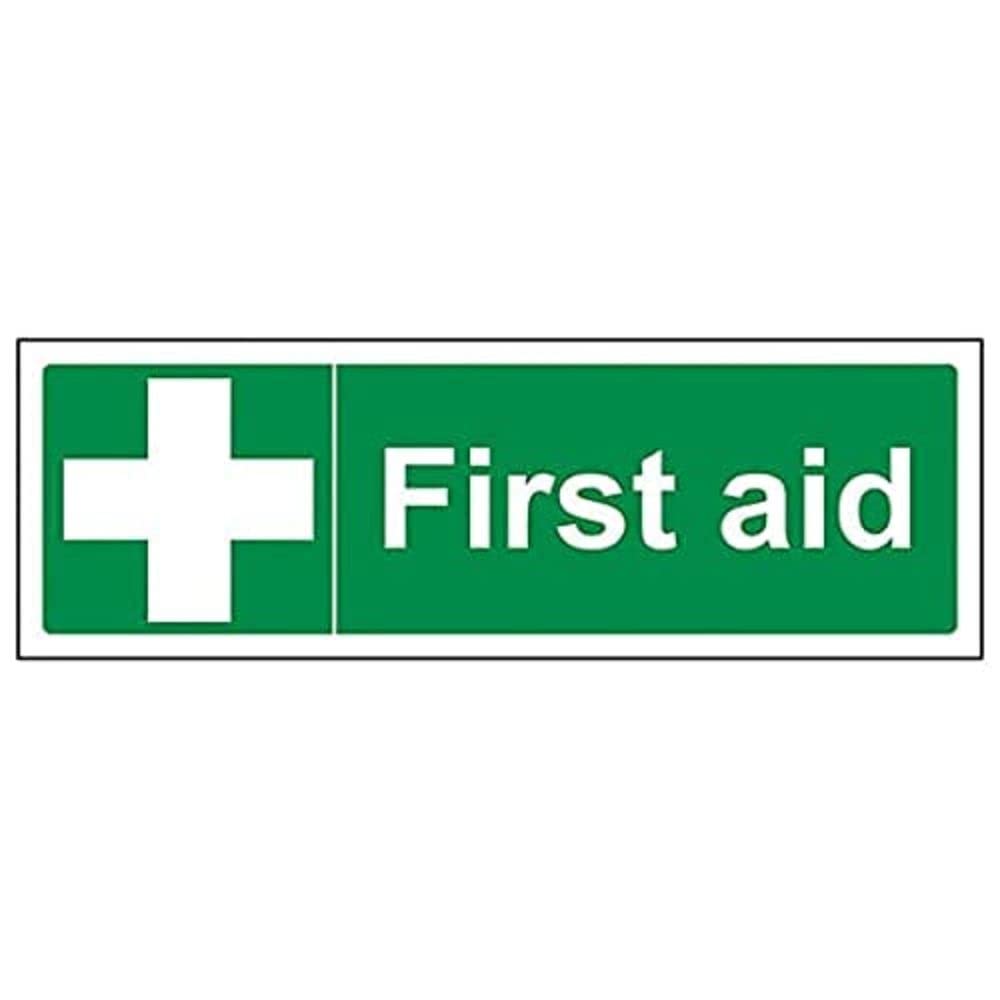 V Safety Eco Friendly First Aid General - First Aid - 450 x 150 mm Safety Sign