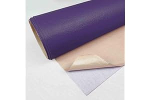 Purple Leather Repair Patch Tape Kit, Self Adhesive for Furniture, Couch, Sofa, Car Seats,Office Chair,