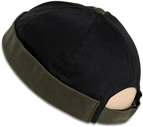 SnugZero - Brimless Adjustable Docker Hat Beanie | Retro Cotton No Visor Cap