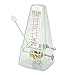 ZHANGSHENG T710 Mechanical Metronome for Loud Sound Piano Drum Violin Guitar Bass, Track Tempo and Beat (Transparent)