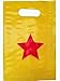 Mini Bubble Wands - Bubbles Party Favors Supplies for Boys and Girls- Birthday Party Decorations and Gifts for Children– Non-Toxic Prefilled Clear Mini Bottles – Red Stars (24 Pack)