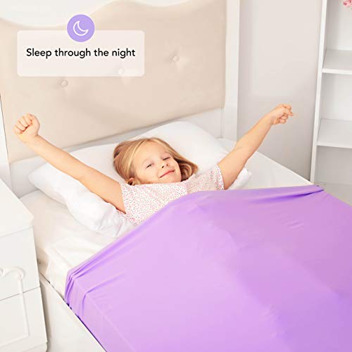 Sensory Compression Blanket Lycra Bed Sheet For Kids Adults Deep Relaxing Feeling Release Oxytocin Helps With Sdp Anxiety Adhd Autism And More Breathable Cool Stretchable Twin Size Pricepulse