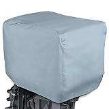 Leader Accessories Shore Guard Polyester Waterproof Outboard Motor Hood Cover, 115-225HP, 28